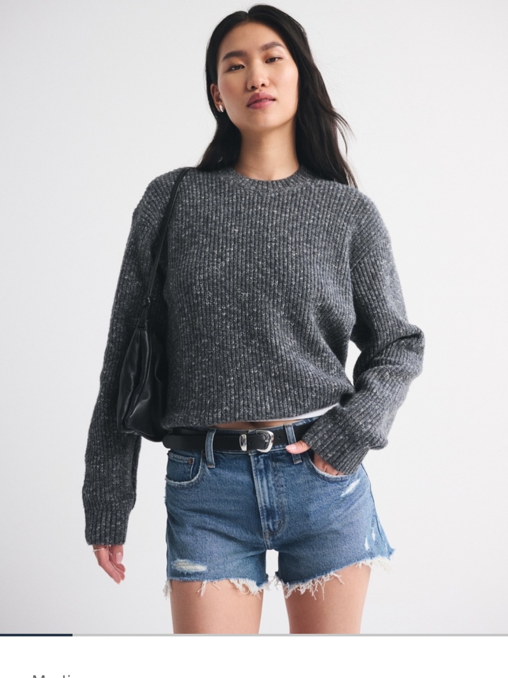 Abercrombie & Fitch - The 4” Mom Short High Rise - Curve Love